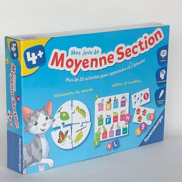 New Sealed Ravensburger Mes jeux de moyenne section (My Middle Section Games) - Picture 4 of 15
